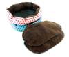 Dog and cat bed pontoon + pillow - blue